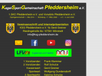 ksg-pfeddersheim.de Webseite Vorschau