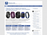 fitness-uhr.net Webseite Vorschau