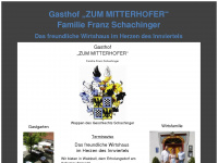 gasthofschachinger.com Webseite Vorschau