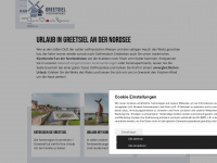 apartments-greetsiel.de Webseite Vorschau
