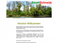 baum-schneider.de Webseite Vorschau