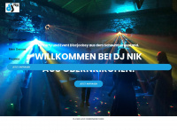 dj-nik.de Webseite Vorschau