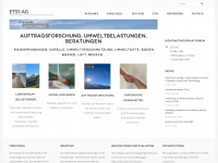 etss.ch Webseite Vorschau