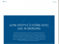 hotel-obergurgl-josl.com Webseite Vorschau