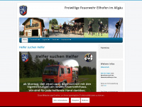ffw-ellhofen.de Webseite Vorschau