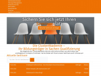 clusterakademie.de Webseite Vorschau
