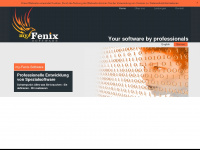 my-fenix-software.de Webseite Vorschau