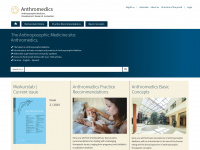 anthromedics.org Webseite Vorschau