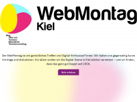 webmontag-kiel.de Webseite Vorschau