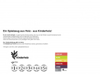 kinderholz.at Webseite Vorschau