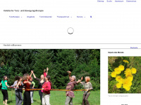 holistische-tanztherapie.de Webseite Vorschau