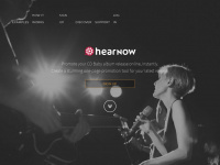 hearnow.com Webseite Vorschau