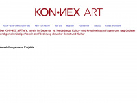 konnex-art.org Webseite Vorschau