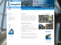 weyand-metallbau.com Webseite Vorschau