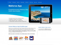 mallorca-app.de Webseite Vorschau