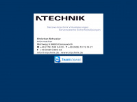 ntechnik.de Webseite Vorschau