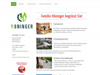 hoeninger-konzell.de Webseite Vorschau
