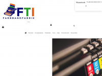 fti-farbbandfabrik.de Webseite Vorschau