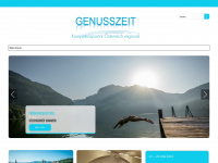 genusszeit.at Webseite Vorschau