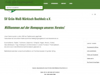 sv-gruen-weiss-maerkisch-buchholz-ev.de Webseite Vorschau