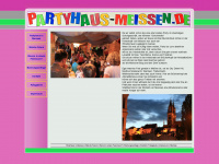 partyhaus-meissen.de Webseite Vorschau
