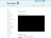 synergia-verlag.ch Webseite Vorschau