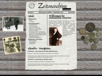 zeitmaschine-historien.at Webseite Vorschau