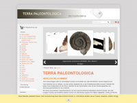 terra-paleontologica.com Webseite Vorschau