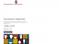darmsheimer-töpfermarkt.de Webseite Vorschau