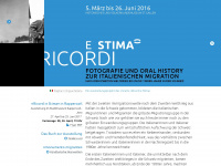 ricordi-e-stima.ch Webseite Vorschau