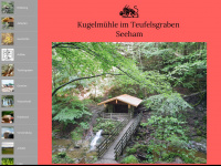 kugelmuehle.at Webseite Vorschau