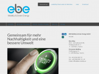 ebe-mobility.at Webseite Vorschau