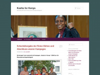 kashaforkenia.wordpress.com Webseite Vorschau