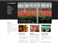 uniware.nl Webseite Vorschau