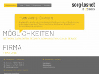 sorg-los.net Webseite Vorschau