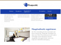 pluspunkt-pb.de Webseite Vorschau