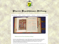 pfarrer-brachthaeuser-stiftung.de Webseite Vorschau