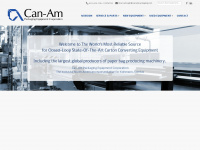 canampackaging.com Webseite Vorschau
