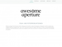 awesome-aperture.com Webseite Vorschau