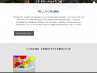 icf-foundation.ch Webseite Vorschau