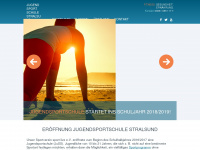 jugendsportschule-stralsund.de Webseite Vorschau