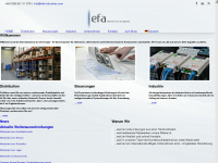 efa-industries.com Webseite Vorschau