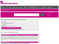 abrechnung-dental.de Webseite Vorschau