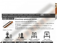 bluesharpschool.at Webseite Vorschau