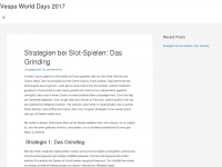 vespaworlddays2017.com Webseite Vorschau