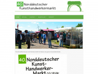 norddeutscherkunsthandwerkermarkt.de Webseite Vorschau