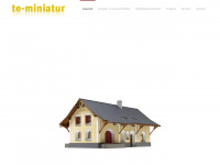 te-miniatur.de Webseite Vorschau