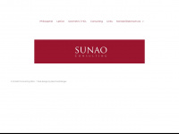 sunao.eu Webseite Vorschau