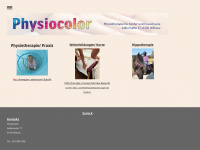 physiocolor.ch Webseite Vorschau