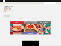 rosenstein-gymnasium.de Webseite Vorschau